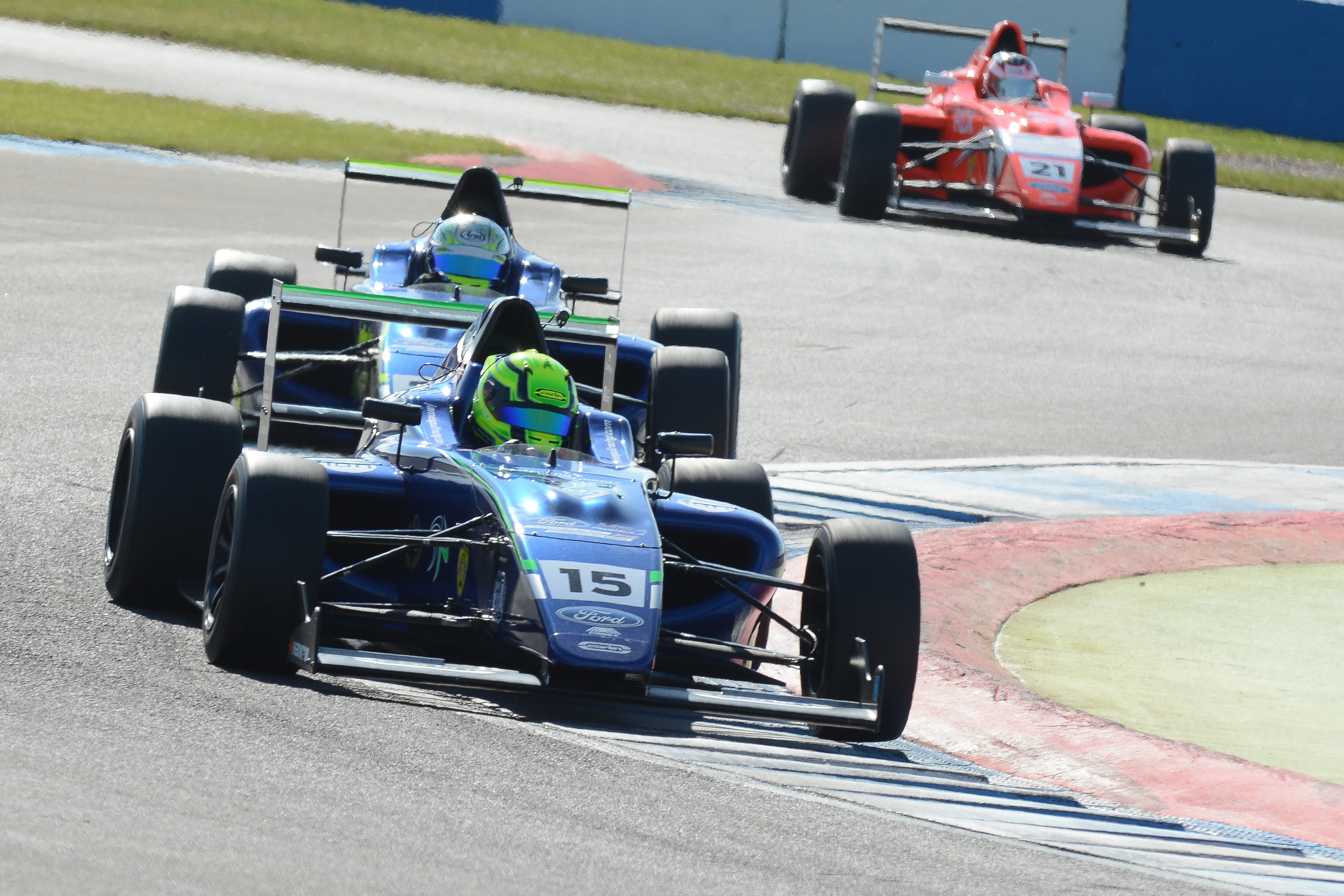 James Pull shows his racing skills after two fourth place finishes in